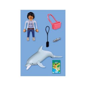 Playmobil – Dierentuin: Dolfijn en bezoeker