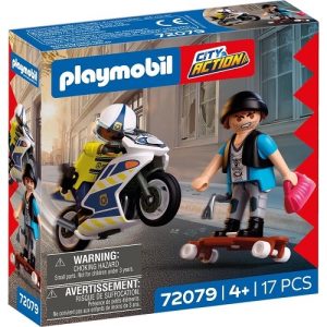 Playmobil – Achtervolging met motorfiets