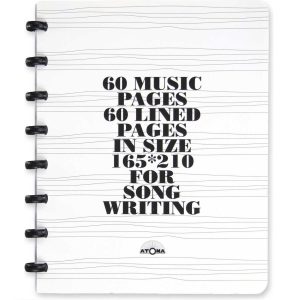 Atoma Muziekschrift (karton) A5/60blz