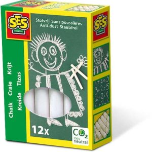 SES Creative – Krijt wit 12 stuks