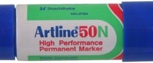 Artline Permanente Marker “50N” schuine punt, lijndikte 3-6mm – blauw