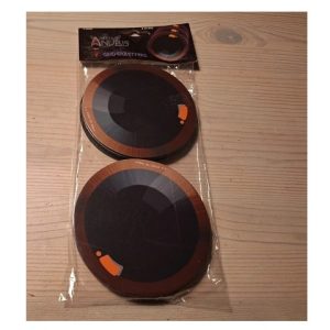 set van 8 onderzetters huis anubis