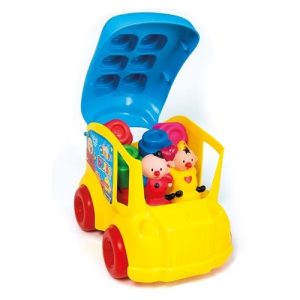Bumba – Schoolbus met blokken (CLEMMY)