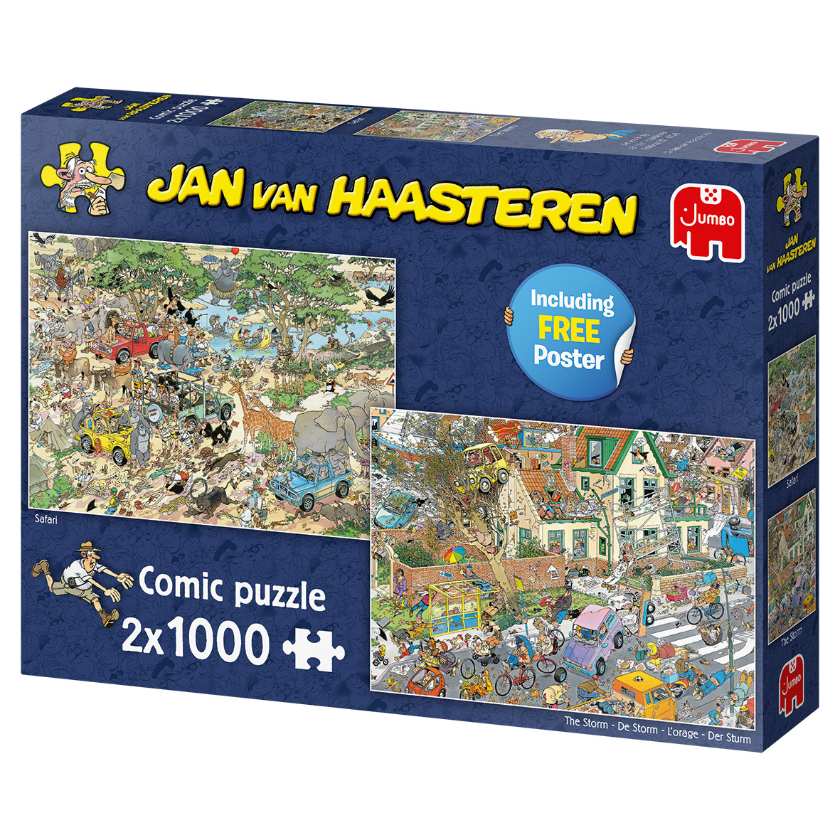 Jan van Haasteren - Safari & Storm (2x1000stuks) - Afbeelding 6