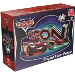 Puzzel neon cars