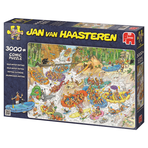 Jan van Haasteren - Wild Water Rafting (3000stuks) - Afbeelding 3