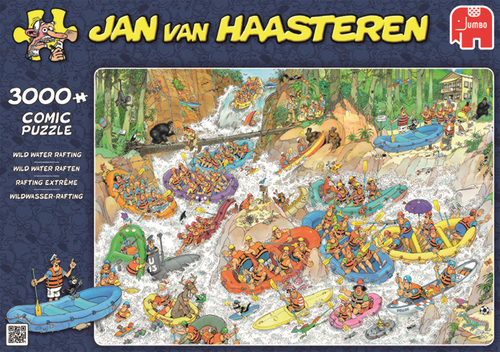 Jan van Haasteren - Wild Water Rafting (3000stuks) - Afbeelding 4