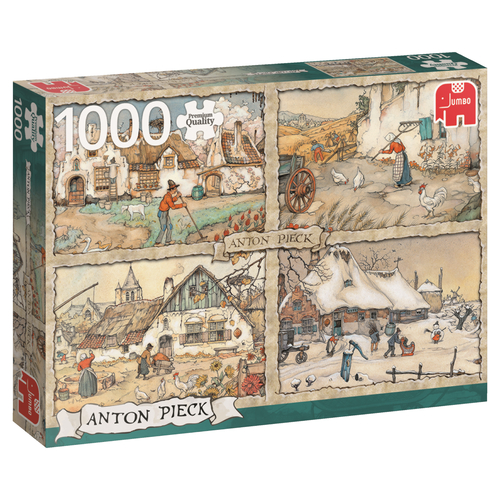 Jumbo Puzzel (1000stuks) - Anton Pieck - 4 Seasons