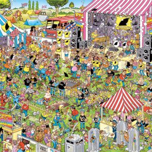 Jan van Haasteren – Popfestival (1000stuks)