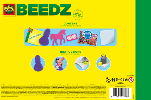 SES Creative - Beedz - Strijkkralen Emoticons - Afbeelding 8