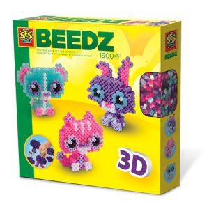 SES Creative – Beedz – Strijkkralen 3D dierenvriendjes