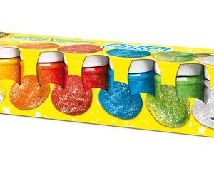 SES Creative – Plakkaatverf 6x50ml – Glitter