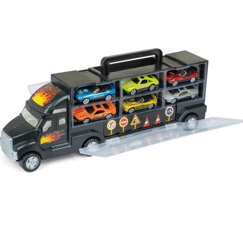 Truck opbergkoffer + 6 auto's