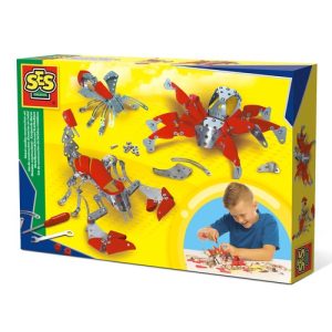 SES Creative – Metalen constructieset – Kruipende dieren