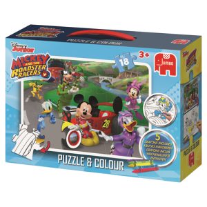 Disney Mickey and the Roadster Racers – Puzzel & Kleur Medium