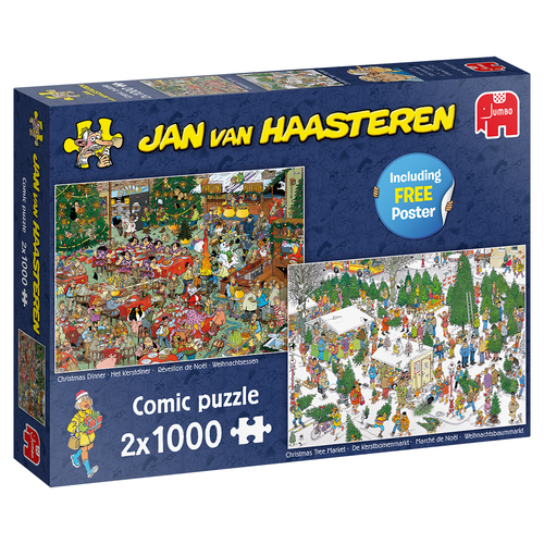 Jan van Haasteren - Kerstcadeautjes (2x1000stuks)