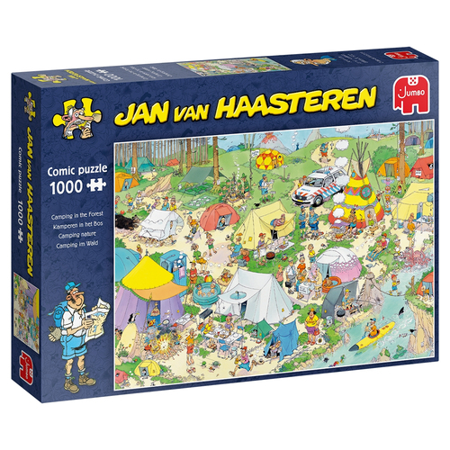 Jan van Haasteren - Kamperen in het bos (1000stuks)