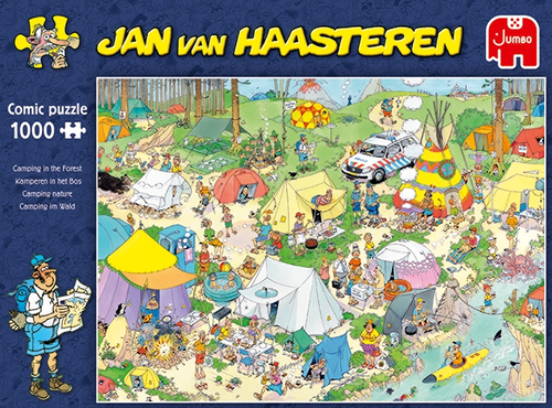 Jan van Haasteren - Kamperen in het bos (1000stuks) - Afbeelding 2