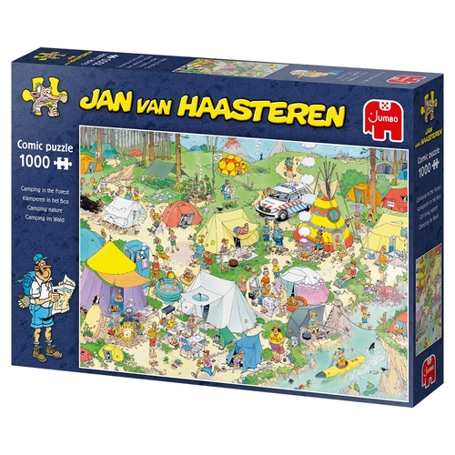 Jan van Haasteren - Kamperen in het bos (1000stuks) - Afbeelding 3