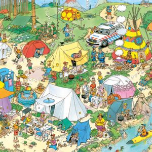 Jan van Haasteren – Camping in the Forest (2000stuks)