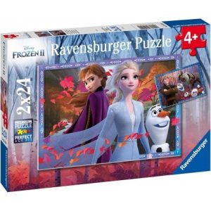 Ravensburger  Puzzel (2x24stuks) Disney Frozen 2 – IJzige avonturen