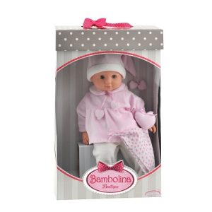 Bambolina Molly Boutique Babypop (36cm) met zacht lijfje (assorti)