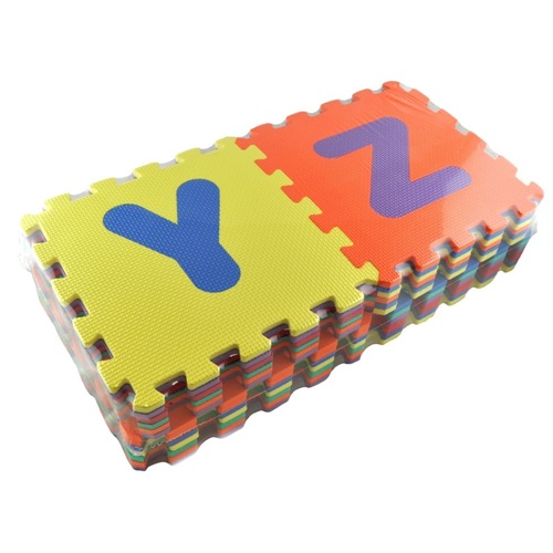 Mat EVA (foam) ALFABET - 26stuks - Afbeelding 2