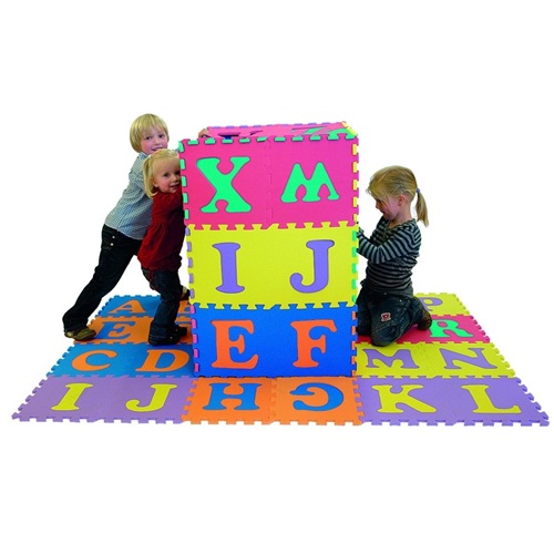 Mat EVA (foam) ALFABET - 26stuks - Afbeelding 3