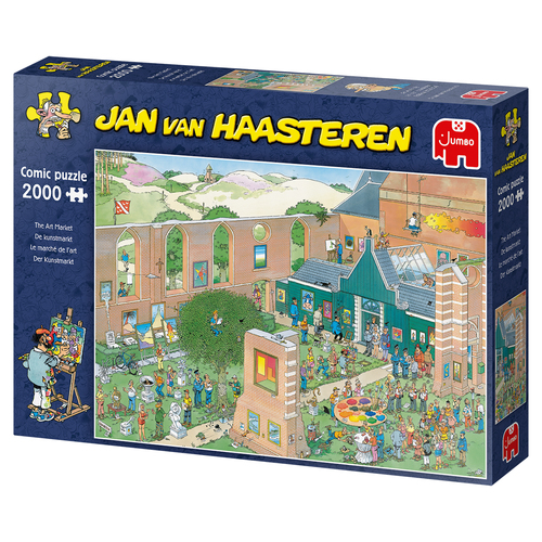 Jan van Haasteren De Kunstmarkt 2000 stukjes - Afbeelding 8
