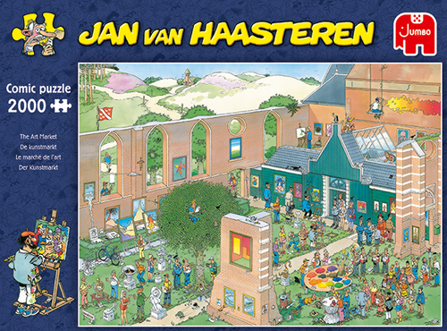 Jan van Haasteren De Kunstmarkt 2000 stukjes - Afbeelding 9