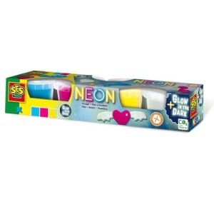 Klei – Neon en Glow-in-the-Dark 4x90gr