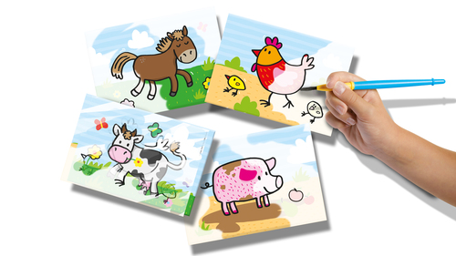 SES Creative - My First - Kleuren met water - Boerderijdieren - Afbeelding 2