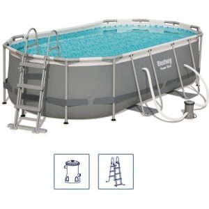 Power Steel Rectangular Pool Set (427x250x100cm)