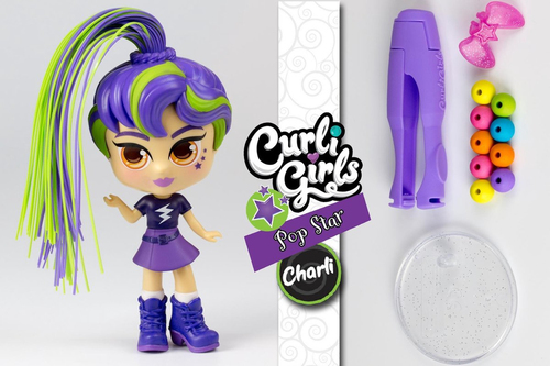 Curli Girls Single Set - Pop Star Charli - Afbeelding 3