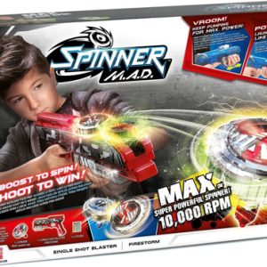 Spinner M.A.D. Single Shot Blaster – Firestorm (rood)