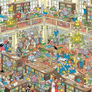 Jan van Haasteren – De bibliotheek (2000stuks)