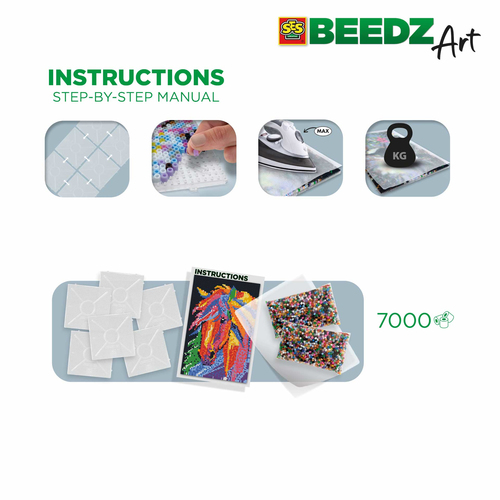 SES Creative - Beedz art - paard - Afbeelding 3