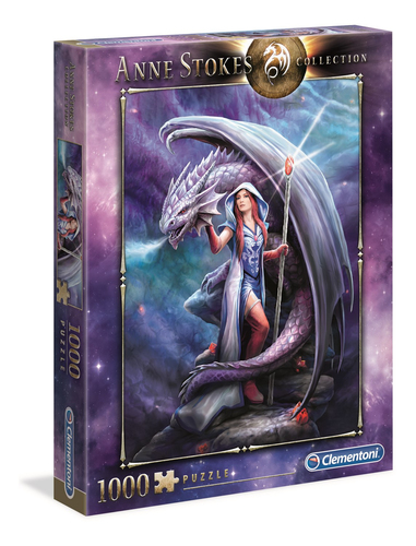 Puzzel (1000stuks) Anne Stokes Collection - Dragon Mage - Afbeelding 2