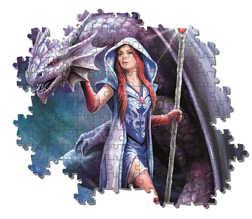 Puzzel (1000stuks) Anne Stokes Collection - Dragon Mage - Afbeelding 3