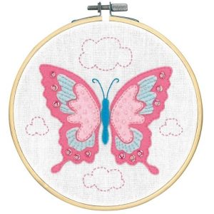 Knutselkit met vilt – Vlinder