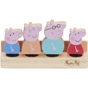 Peppa Pig – Houten Familie figuren (4stuks)