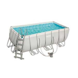 Bestway Power Steel Rectangular Frame Pool Set (412x201x122cm)