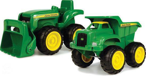 Tomy - John Deere Grote kiepwagen en tractor