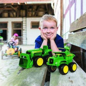 Tomy – John Deere Grote kiepwagen en tractor