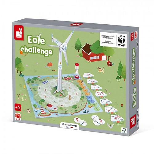 Janod Eole Challenge - Cooperation Board Game - Wind Turbine (WWF)