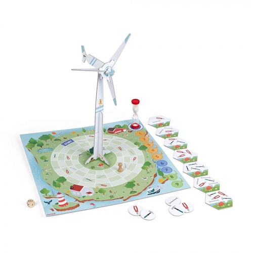 Janod Eole Challenge - Cooperation Board Game - Wind Turbine (WWF) - Afbeelding 2