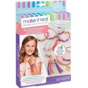 Make it Real – Suede armbandjes met goudkleurige schakels