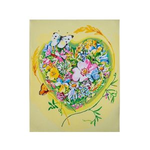 Schilderen op nummer – Bloemenhartje