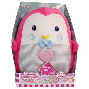 Knuffel (pluche) Pinguïn met licht en klassieke muziek