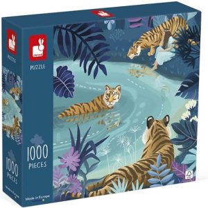 Janod – Puzzel (1000stuks) – Tiger Gathering